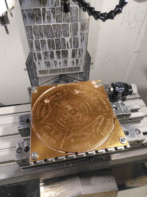 Hand inspection of engraved plates